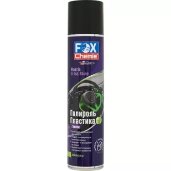 Полироль для пластика глянцевый Fox Chemie яблоко, 400 мл