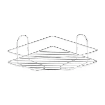 Полка для душа ЧМЗ Лидер 501-004-02 угловая 1 ярус цвет хром