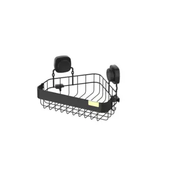 Полка для душа Iddis Soul LM001WC1Bi44 угловая 1 ярус цвет черный