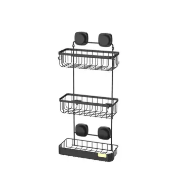 Полка для душа Iddis Soul LM006WC3Bi44 3 яруса цвет черный