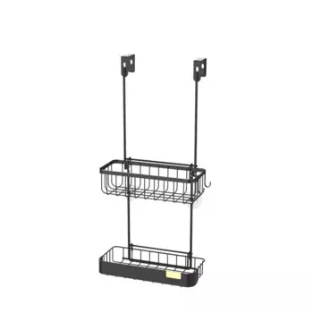 Полка для душа Iddis Soul LM007WC2Bi44 навесная 2 яруса цвет черный