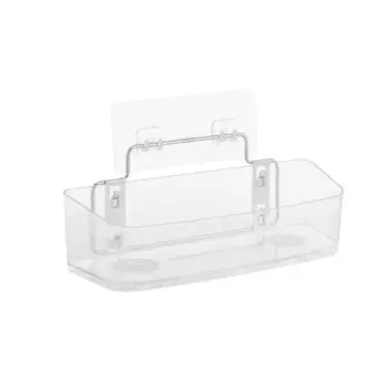 Полка для душа Lemer Don 1 ярус цвет прозрачный