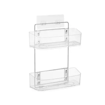 Полка для душа Lemer Don 2 яруса цвет прозрачный