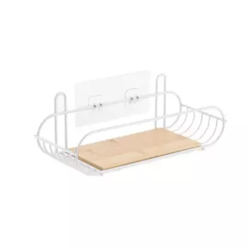 Полка для душа Lemer Neris 1 ярус цвет дерево/белый