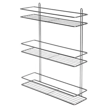 Полка для душа ProfFero С27456 3 яруса цвет графит