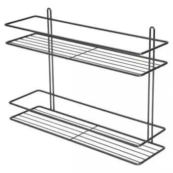Полка для душа ProfFero С27458 2 яруса цвет графит