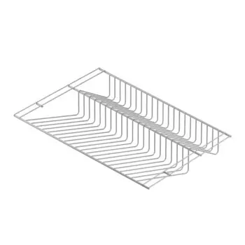 Полка для обуви Larvij 60.3x9.2x40.4 см сталь цвет алюминий