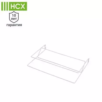 Полка для обуви НСХ 38x8.8x54.4 см сталь цвет белый