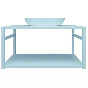 Полка для опоры Ferro 80 см металл цвет белый