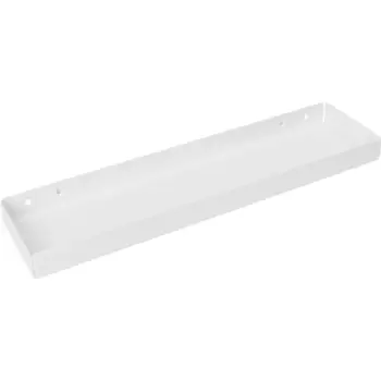 Полка для перфопанели Spaceo 30.6x2.2x8.3 см сталь цвет белый