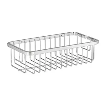 Полка для ванной ЧМЗ Монолитик 505-001-01 прямая одноярусная 13.1x7.3x25 см цвет хром