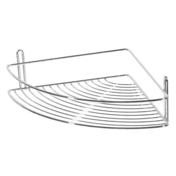 Полка для ванной ЧМЗ Веер 501-004-03 угловая одноярусная цвет хром