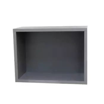 Полка для ванной Турин TS дерево 30x40 см цвет темно-серый