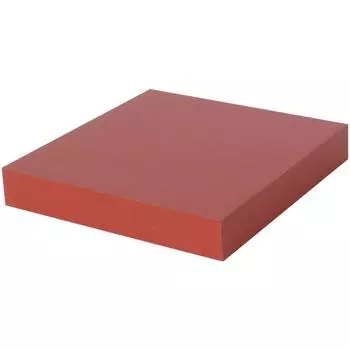 Полка мебельная прямая 230x235x38 мм, МДФ, цвет красный