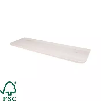 Полка настенная 80x25 см ЛДСП цвет сосна рустик