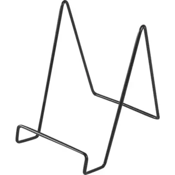 Полка настенная Подставка 16x9.5 см металл черный