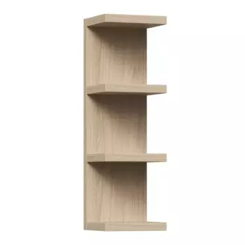 Полка настенная Шведский стандарт Фора 100Е 30x26.7 см со скрытым креплением ДСП цвет дуб сонома