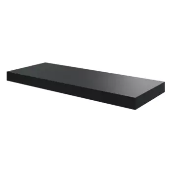 Полка настенная Spaceo Paris 60x23.5 см МДФ цвет чёрный