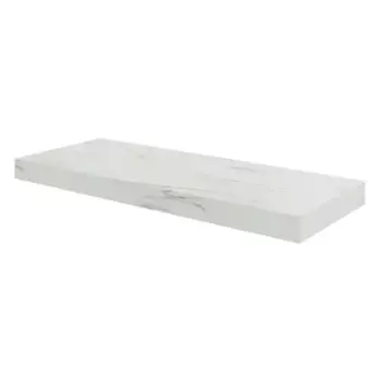 Полка настенная Spaceo White Marble 60x23.5 см МДФ цвет белый мрамор