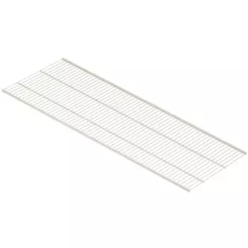 Полка сетчатая Larvij 120.3x40.6 см сталь цвет магнолия