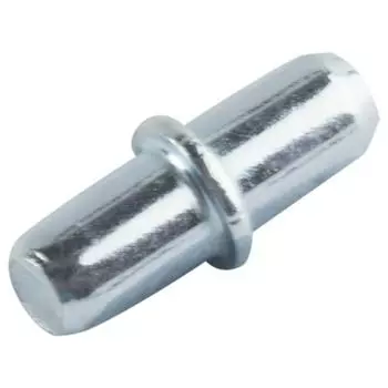 Полкодержатель мебельный с бортом 5x16 мм, металл, цвет хром, 12 шт.