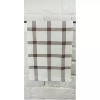 Полотенце вафельное Belezza 40x60 см цвет бело-коричневый