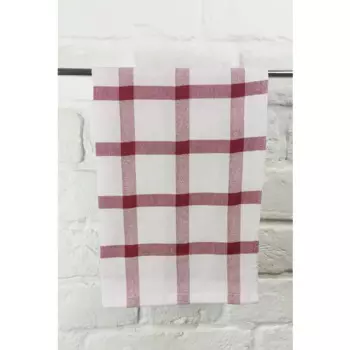 Полотенце вафельное Belezza 40x60 см цвет бело-красный