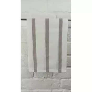 Полотенце вафельное Belezza 40x60 см цвет бело-коричневый