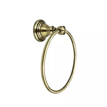 Полотенцедержатель-кольцо Bath Plus Bronx Gold цвет золото