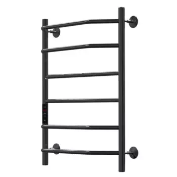 Полотенцесушитель электрический Арго Евростиль Гранд 400x600 мм 120 Вт лесенка цвет черный