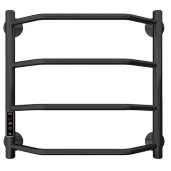 Полотенцесушитель электрический Арго Флоран Гранд 500x400 мм 105 Вт лесенка цвет черный