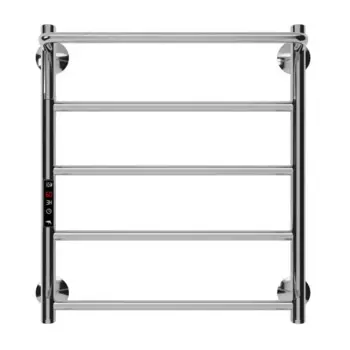 Полотенцесушитель электрический Арго Электра Гранд 400x600 мм 140 Вт с полкой лесенка цвет хром