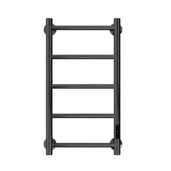 Полотенцесушитель электрический Арго Классика Гранд 300x600 мм 130 Вт с терморегулятором лесенка цвет черный