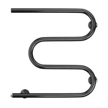 Полотенцесушитель электрический Арго М-Э 500x500 мм 50 Вт M-образный цвет черный