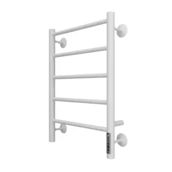 Полотенцесушитель электрический Вармо Ригель П5 400x600 мм 100 Вт с терморегулятором лесенка цвет белый
