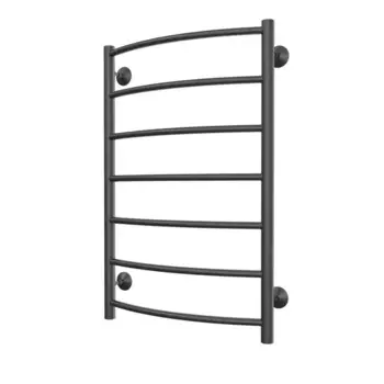 Полотенцесушитель водяной лесенка Royal Thermo Classic 50x80 см нижняя подводка 1" нержавеющая сталь цвет черный