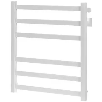 Полотенцесушитель водяной М 81/10 60х50 см нержавеющая сталь цвет белый