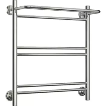 Полотенцесушитель водяной с полкой Сунержа ВПС-51П 60x50 мм нержавеющая сталь 3/4" цвет хром