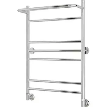 Полотенцесушитель водяной с полкой Сунержа ВПС-38 нержавеющая сталь 50x80 см