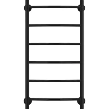 Полотенцесушитель водяной Сунержа ВПС-52П 80x40 мм нержавеющая сталь c полимерным покрытием 3/4" цвет чёрный