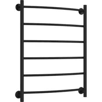 Полотенцесушитель водяной Сунержа ВПС-52П 80x60 мм нержавеющая сталь 3/4" цвет чёрный с полимерным покрытием