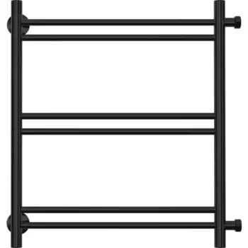 Полотенцесушитель водяной Сунержа ВПС-54ПБ 500x500 мм нержавеющая сталь 3/4 цвет черный