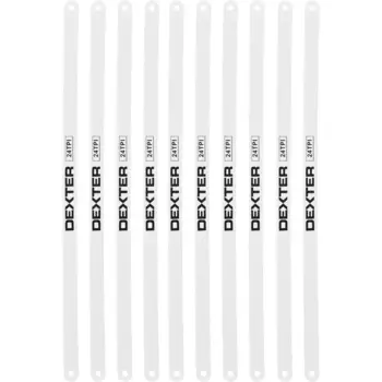 Полотно по металлу Dexter HL-15-1 300 мм, углеродистая сталь, 10 шт.