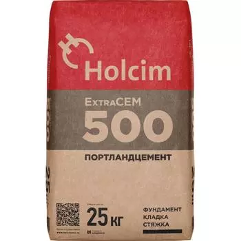 Портландцемент Holcim М500 ЦЕМ II/А-И 42.5 25 кг