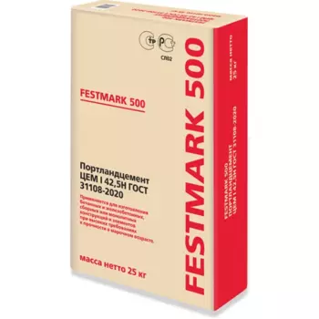 Портландцемент M500 ЦЕМ I 42.5Н 25 кг