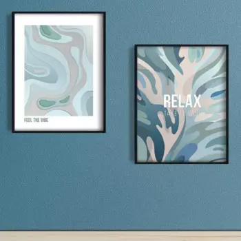 Постер Аква 30x40 см 2 шт.