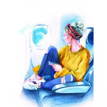 Постер «Билет до счастья» 30x40 см