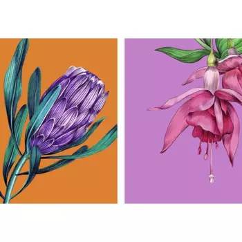 Постер Флора 30x40 см 2 шт.
