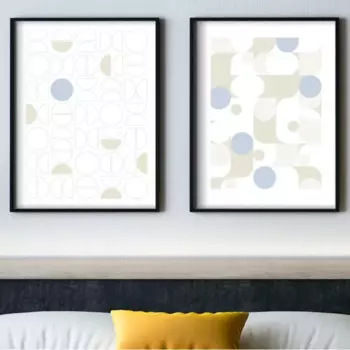 Постер Формы 21x29.7 см 2 шт.