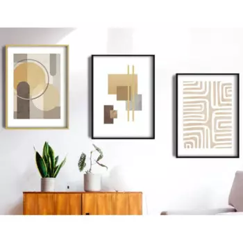 Постер Геометрия 39x49 см 3 шт.